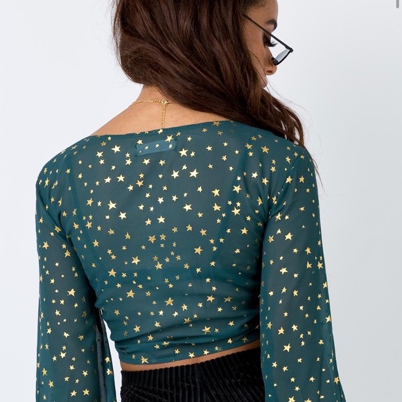 Tie front top - Picture 3 of 6